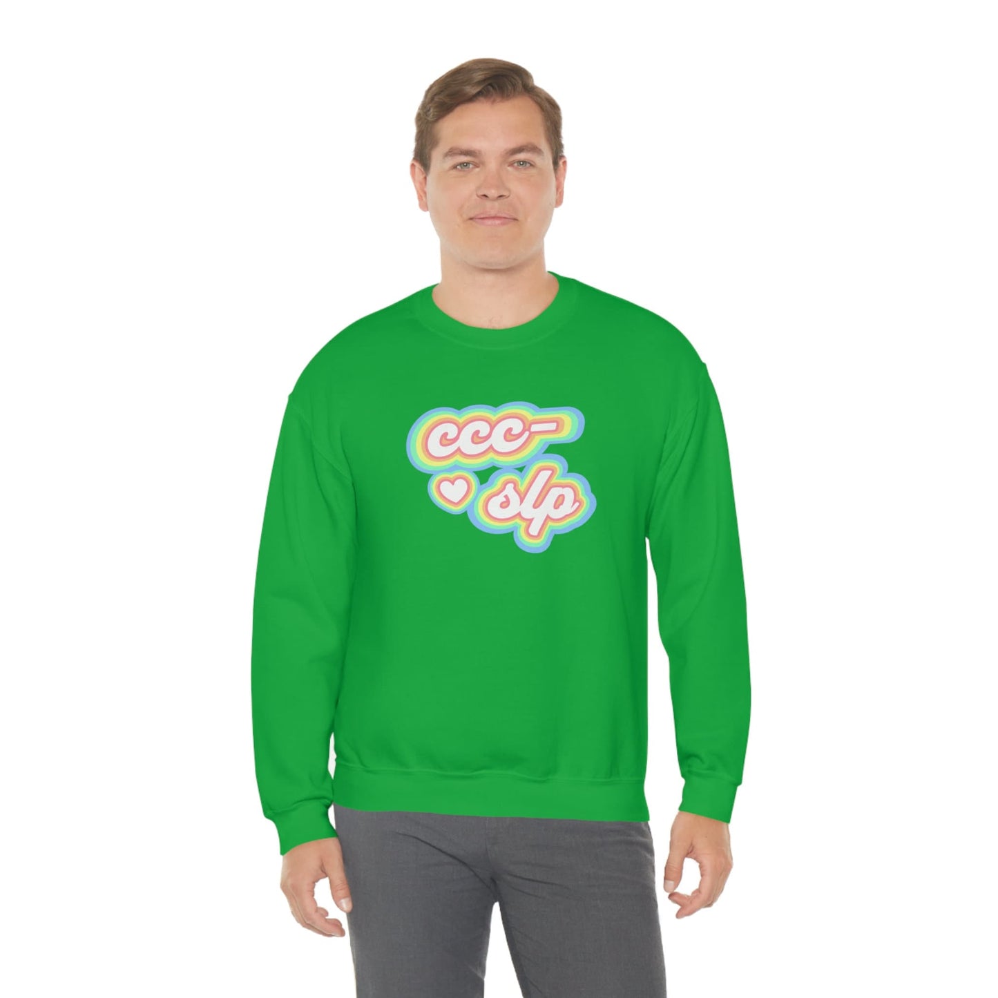 CCC-SLP Retro Speech-Language Pathologist Sweatshirt