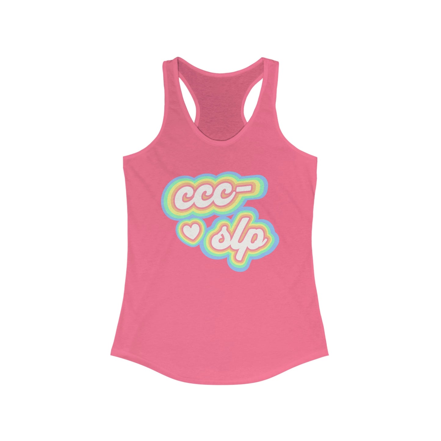 Women's CCC-SLP Racerback Tank Top