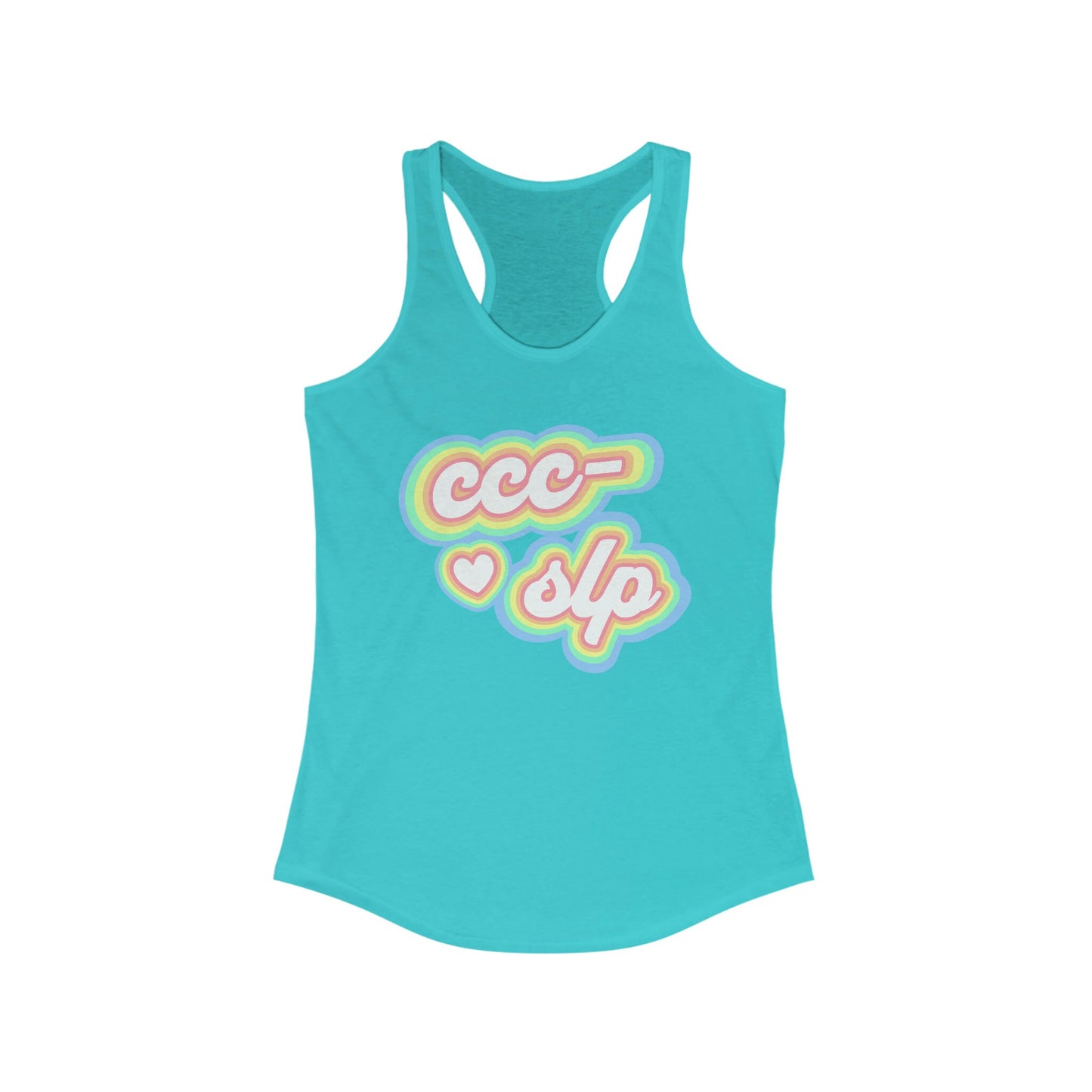 Women's CCC-SLP Racerback Tank Top