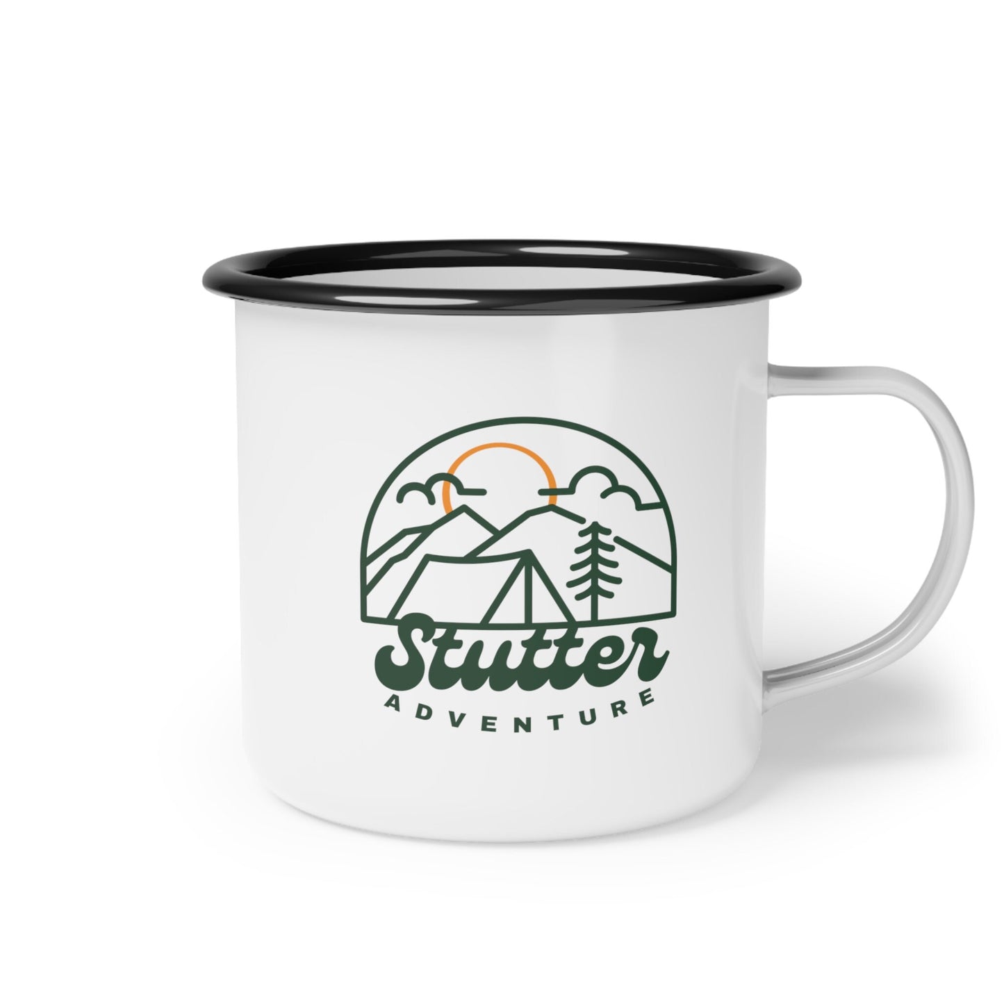 Stutter Adventure Enamel Camp Cup 12 oz