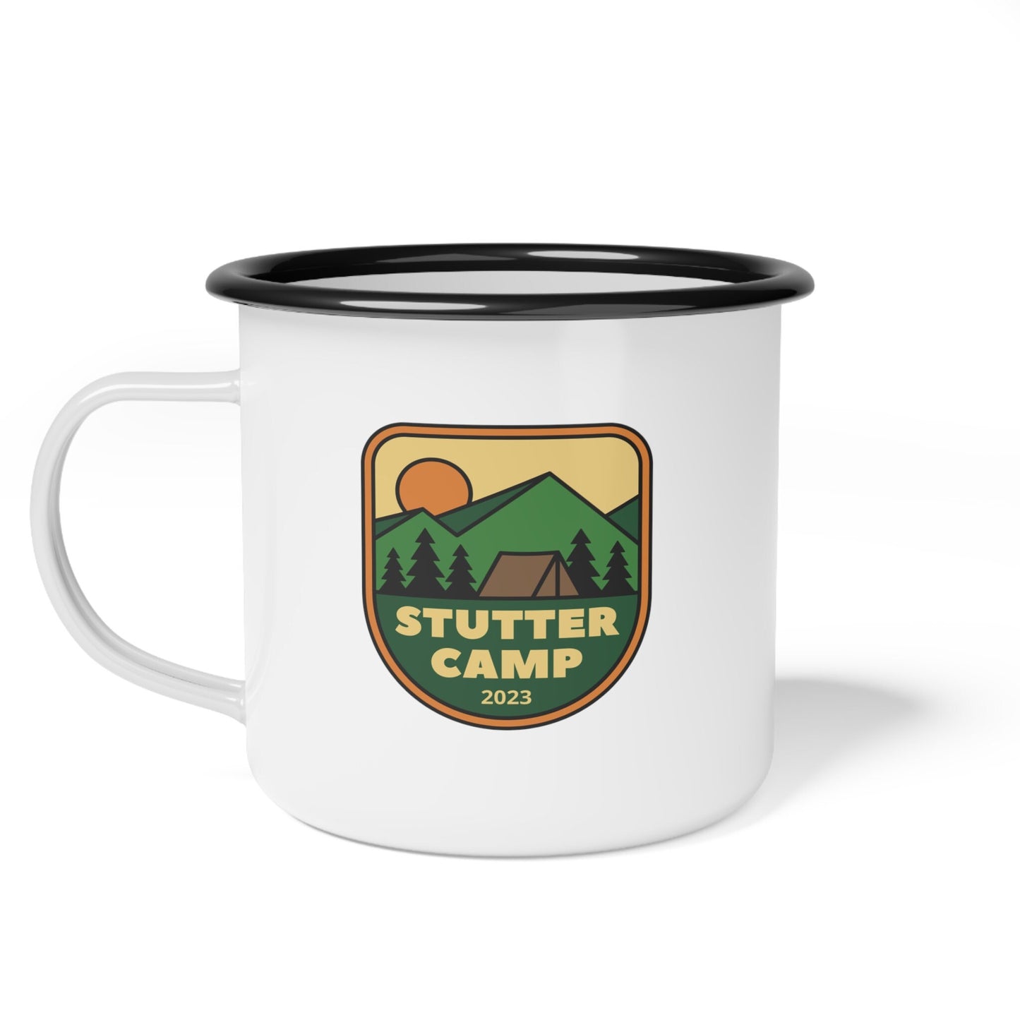 Stutter Adventure Enamel Camp 12 oz Coffee Mug