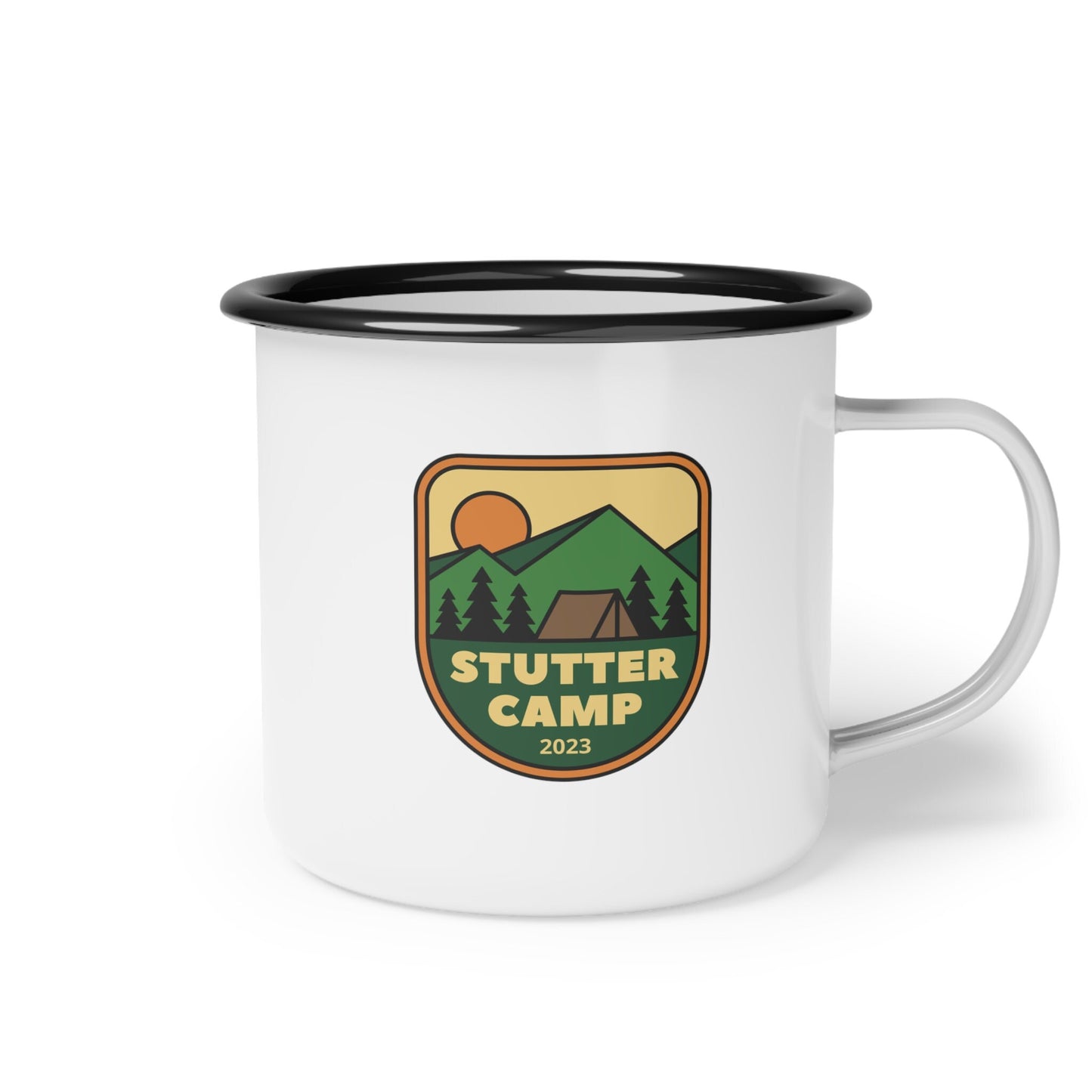 Stutter Adventure Enamel Camp 12 oz Coffee Mug