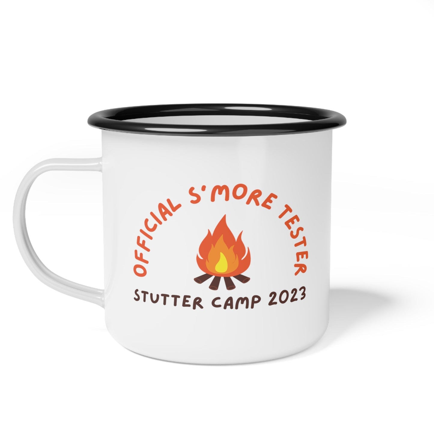 Official S'More Tester Campfire Stuttering Camp Enamel Mug