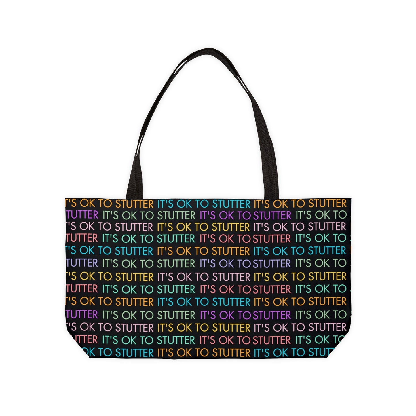 It's OK to Stutter Weekender Tote Bag