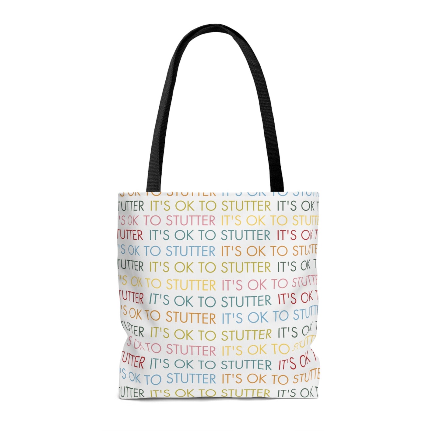 It's OK to Stutter Tote Bag MCM Colors