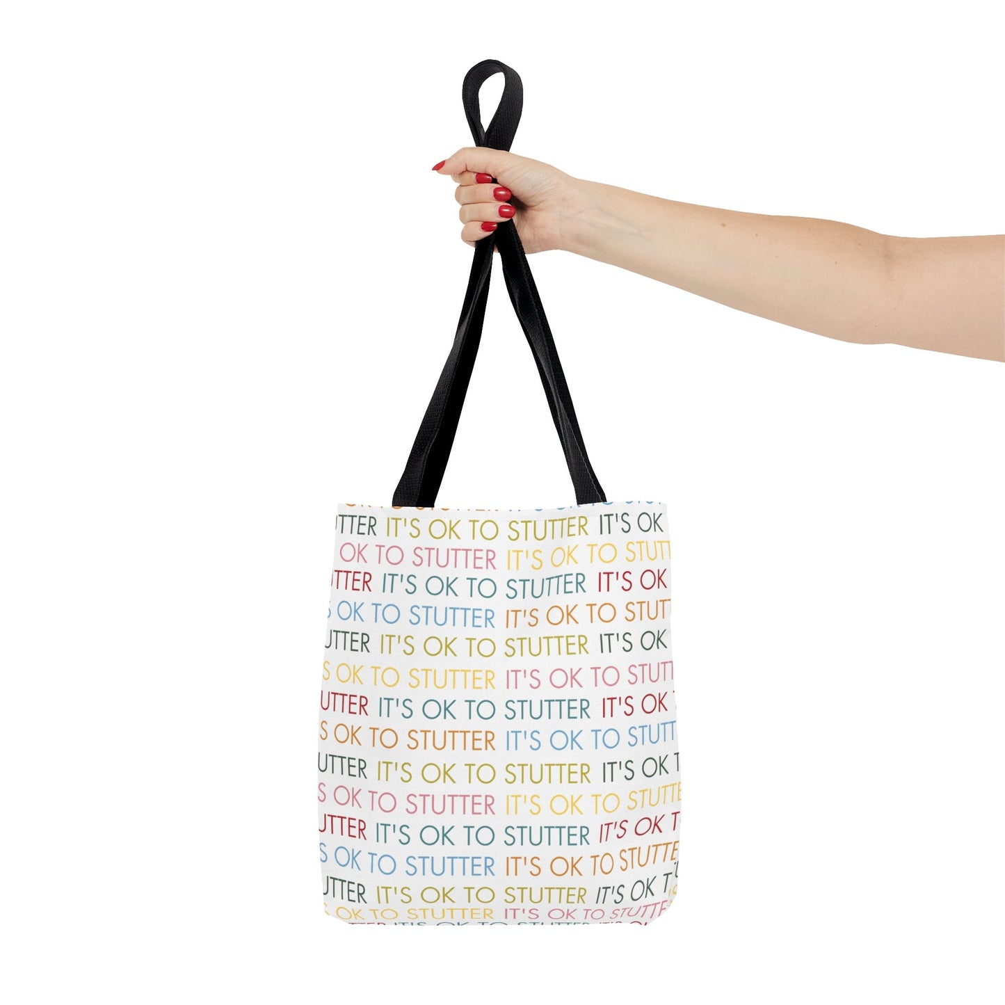 It's OK to Stutter Tote Bag MCM Colors